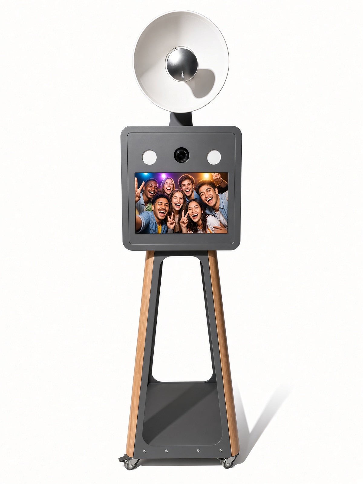 Borne selfie photobooth BACCHUS LE CONCEPT installée pour un événement dans l'Aisne
